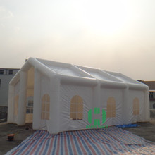 Factory prices bubble tent White heavy duty marquee inflatable party roof tent outdoor exhibition inflatable house tent for sale