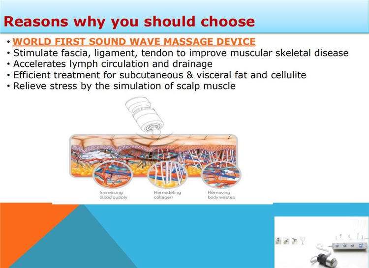 E0428 Handheld Ultrasonic Comfortable Stainless Steel  Electric Head massage Scalp Massager