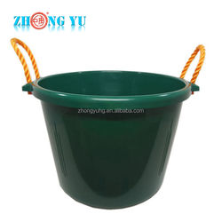 Wholesale 70 Quart Large Plastic Bucket Tub with Rope Handle