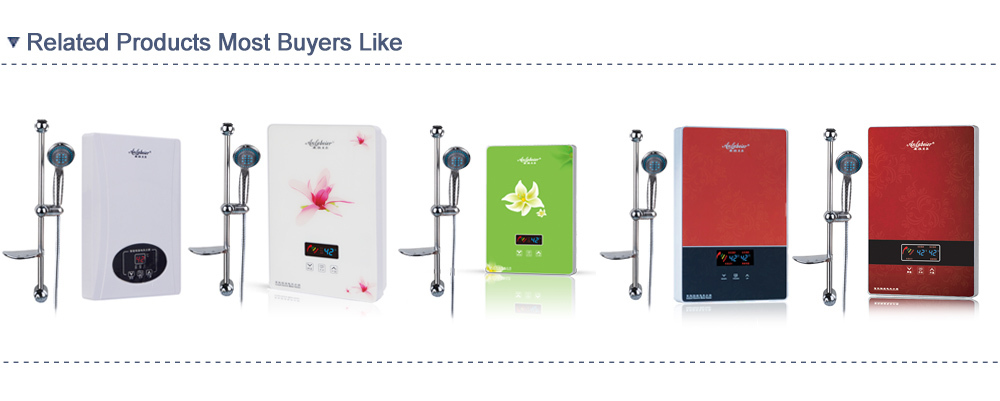 Powerful quickly heating 240V 8.0KW instantaneous bathroom electric shower water heater