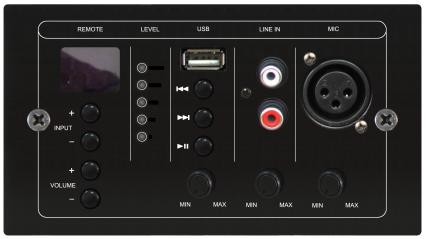 用于音频矩阵系统的dsppa mag808c 8区远程控制面板