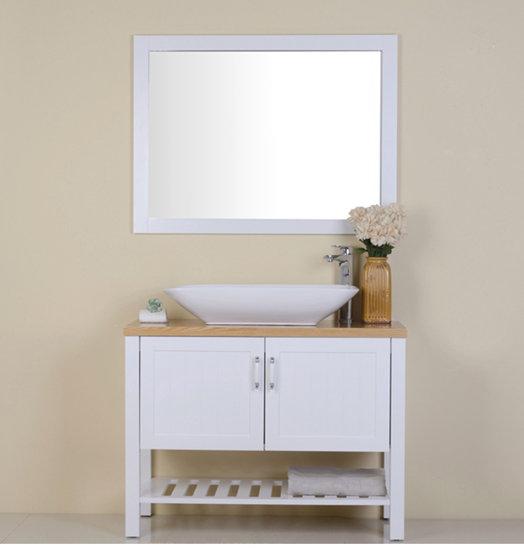FSC certified bathroom cabinet 2017 Professional design customized colors and size style bathroom cabinet
