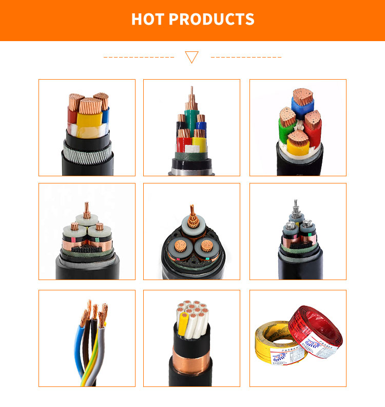 China Factory Supply Copper Wire PVC Flexible 5 Core Electrical Cable