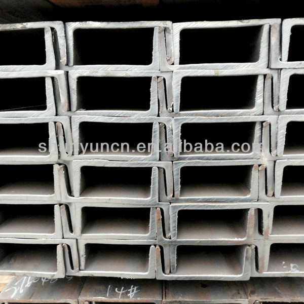 Горячекатаный стальной канал, u-образные стальные каналы с классом EN S235JR S355JR, U-образный стальной канал/U-образный луч для конструкций