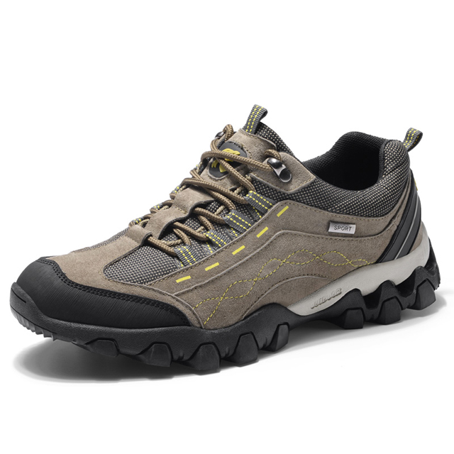Мужская спортивная обувь, походные ботинки, замша, кожа, дышащая мужская обувь, походы на открытом воздухе, альпинизм, ходьба, молочные, Треккинговая одежда