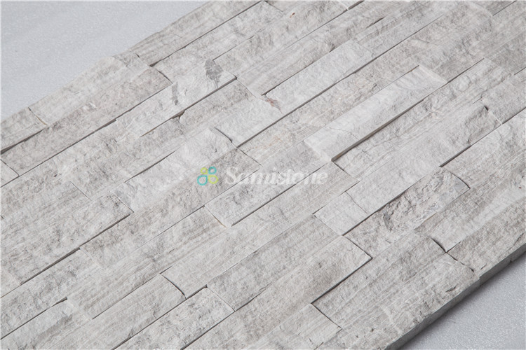 Samistone Stone Wall Tiles Outdoor Wood Grain Stone Wall Decorative Stone Tile Culture Stone