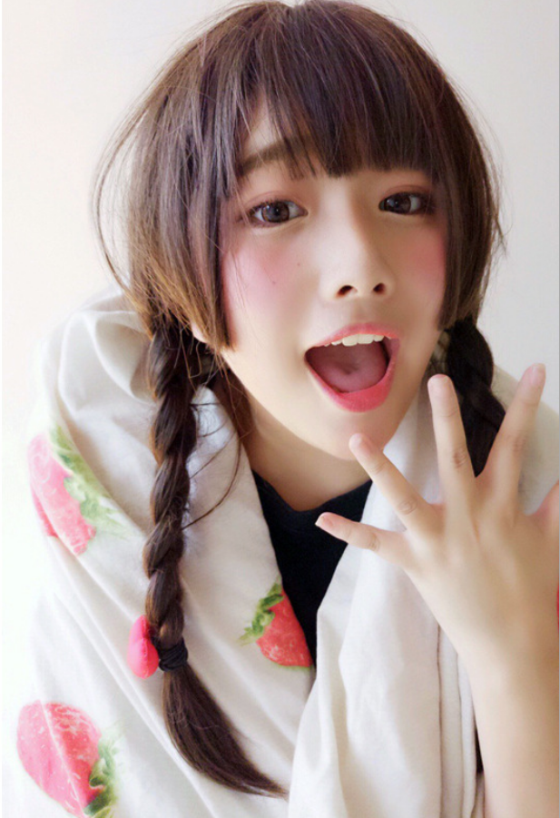 因为日本长荣头发公主长直发留满头水母 lolita 娃娃可爱的空气 65