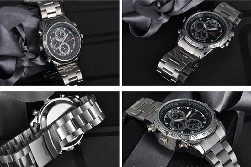 8/16GB SC Metal Housing Mini Hidden Hand wrist Camera Watch Wearable Camcorder