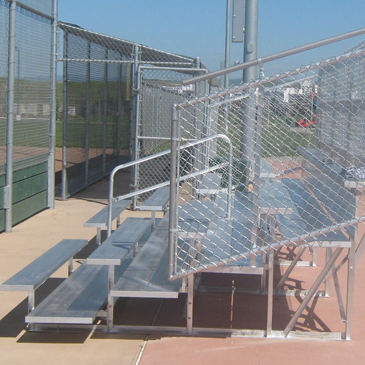 Стадион 5 рядов скамейки сиденья из алюминия для тренажерного зала для сидения