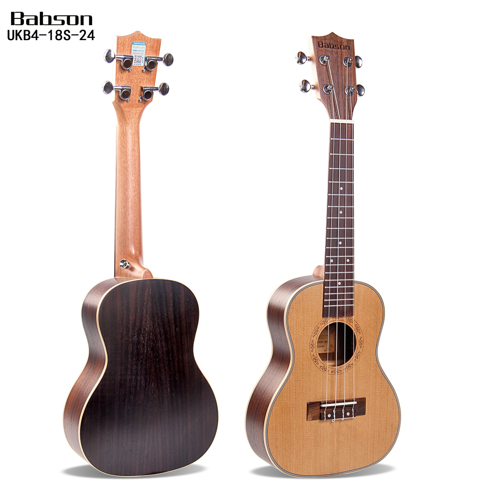 Популярные Гавайские гитары укулеле 24 дюймов Solid Cedar в Южной Америке