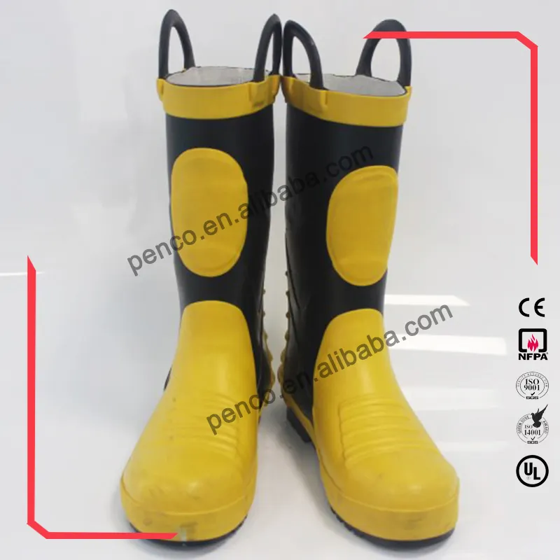 lace up structural firefighting boots