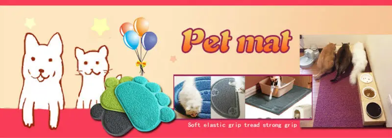 Amazon Best Selling Anti-slip Cat Litter mat Kitty bed pet mat