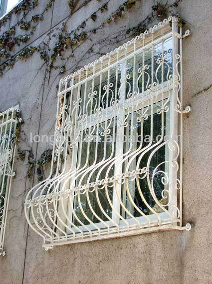 Top-selling Decorative Modern Iron Window Grill Color Design