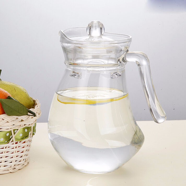 Haonai designed bulk 1.3L glass pitcher