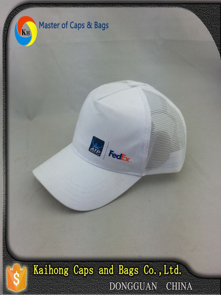 Waterproof 5-panel golf white sport cap camper hats recycled materials