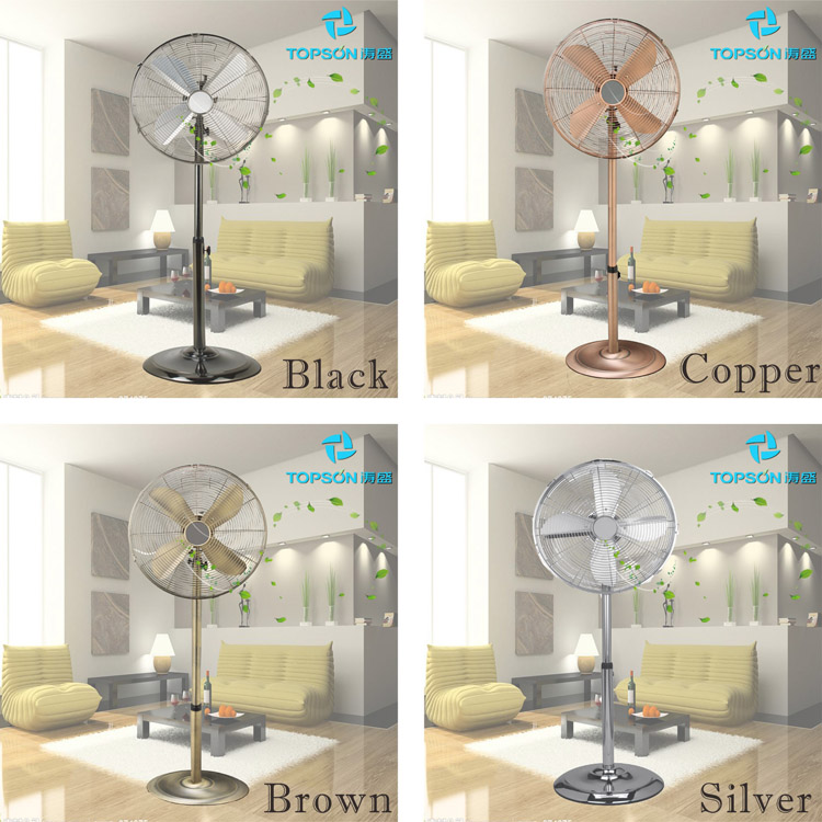 Home appliance factory 16" Matel Stand Fan with 4 blade