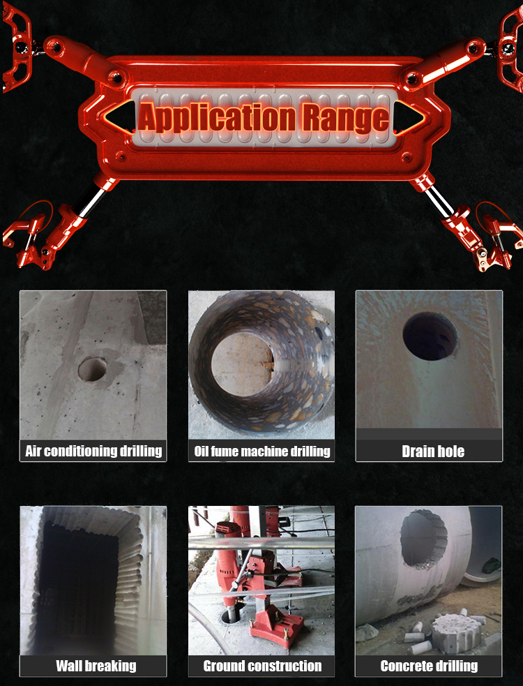 Concrete Core Cutting Drill Machine Vertical Diamond Core Drill Machine