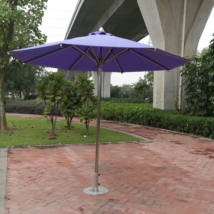 3*3M Advertising Outdoor Square Leisure Middle Post Umbrella Coffee Shop, Cafe, Restaurant Garden Umbrella
