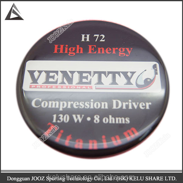 Пластиковый гравированный логотип 3D Поднятый стикер эпоксидной смолы ярлыка