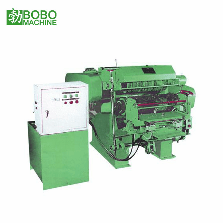 BOBO Machine hydraulic automatic knife grinding forming making machine shown in a detail photo for this news article