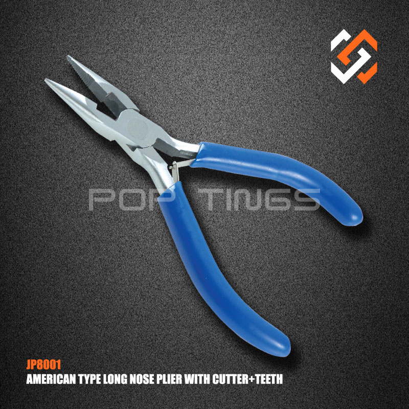 SERRATED JAWS PLIERS CHAIN ROUND FLAT CURVED CHAIN JEWELLERY OPTICAL HOBBY 130MM