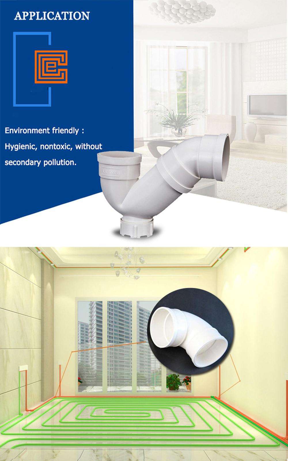 Conexões de Encanamento PVC DWV: Conexão em T de PVC Branco de 3 Vias,  Cotovelo de Drenagem, Conexão em Y e Cruz para Água| Alibaba.com, image size:1000x1603