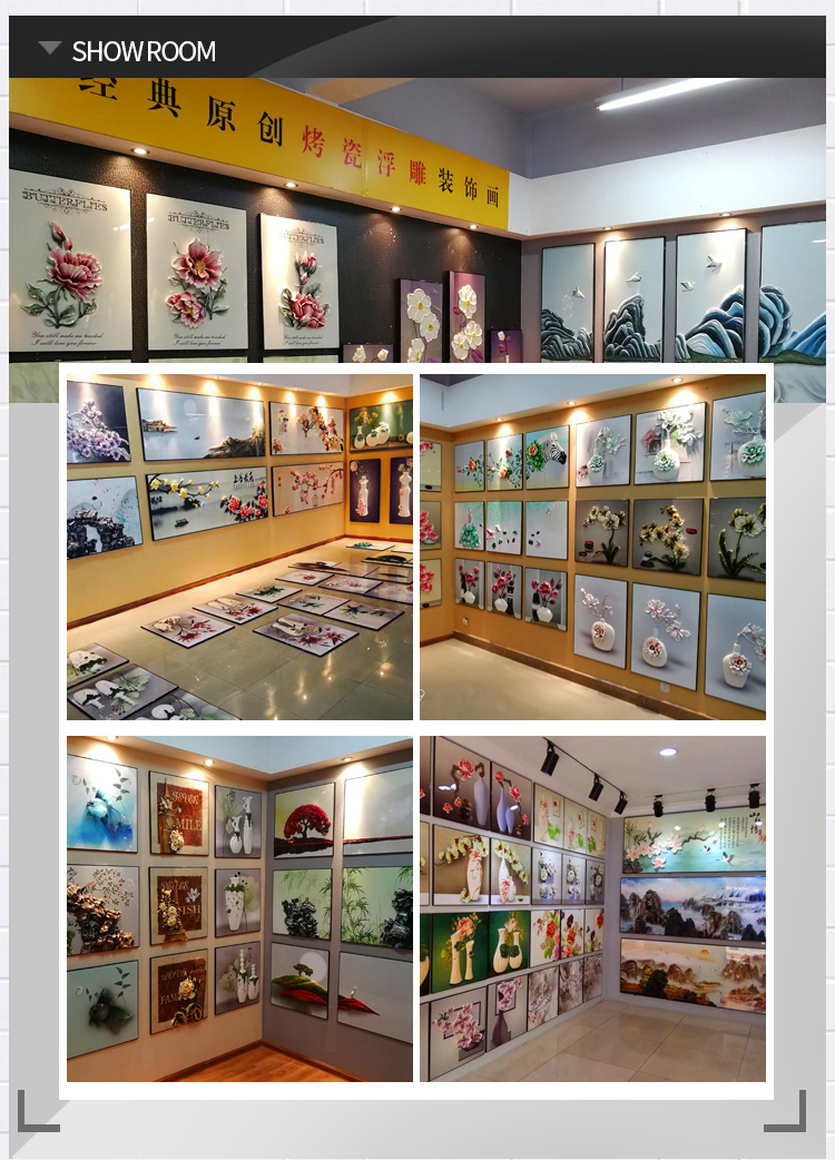 100% Handmade Modern Handcraft Wall Art 3D Decorative Scenery Painting