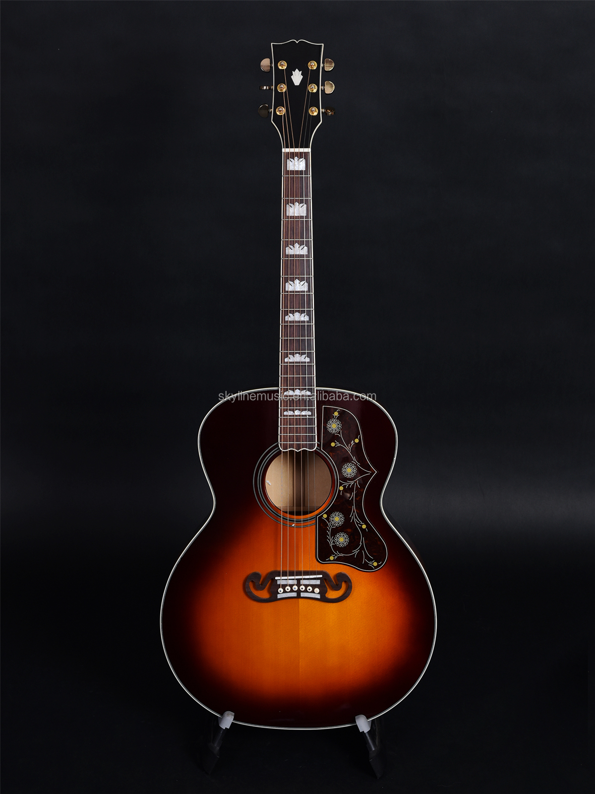 43英寸超大号实木原声吉他,原声电吉他,民谣吉他