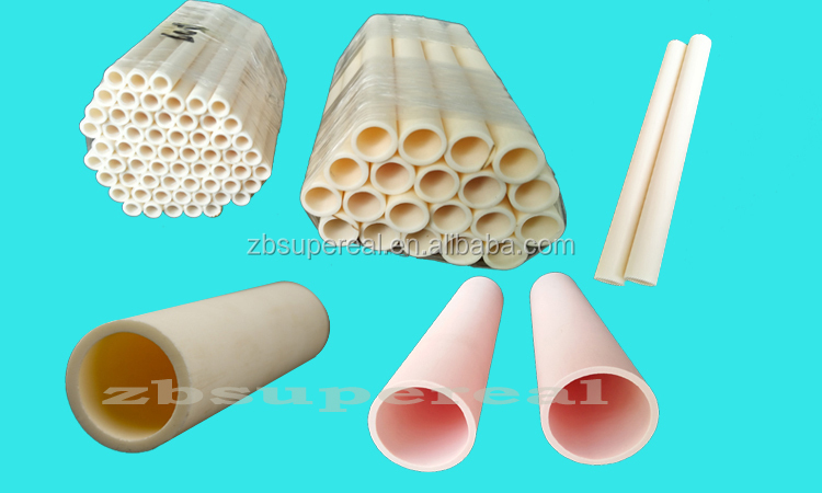 Produktbild von Hohles Al2O3-Keramikrohr – Außen-Ø 1–8mm, Thermoelementschutz, 2-Loch-Stab, 100mm Länge (3x0,8x100mm)