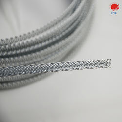 high quality boning accessories spiral steel bone with metal caps