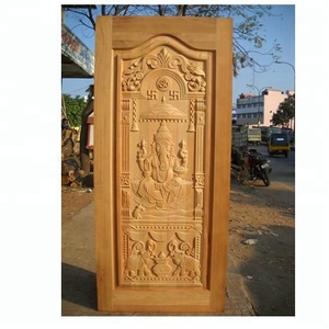 Main Indian Single Front Door Designs In Teak Wood