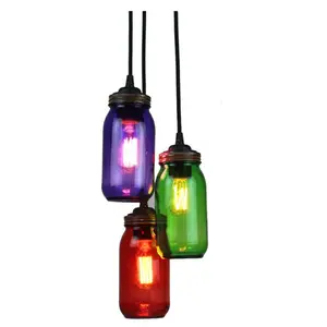 Buy Glass Jar Desk Lamp With Multicolor In China On Alibaba Com