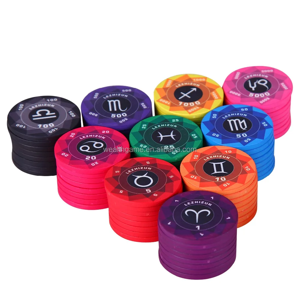 10g Индивидуальный Керамический чип 39 мм * 3 мм