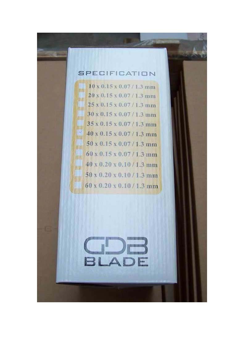 Doctor blade (blade, flexo gravure blade)