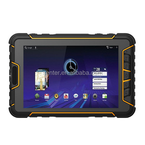 OEM IP67 Rugged rs232 Android rfid card reader Barcode scanner Fingerprint industrial tablet with brightest screen