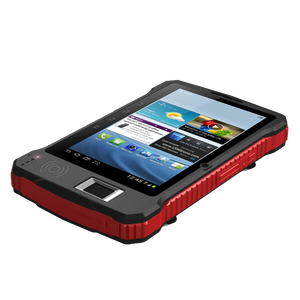 Android rfid rugged tablet with biometric fingerprint attendance machine for witness transcripts management