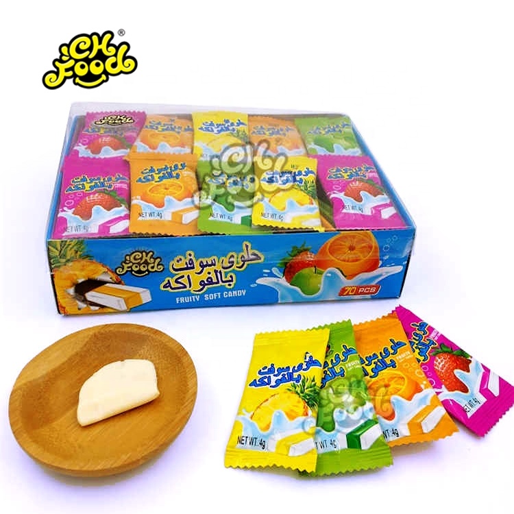 Wholesale Milk Choco Soft Chewy Candy sweets