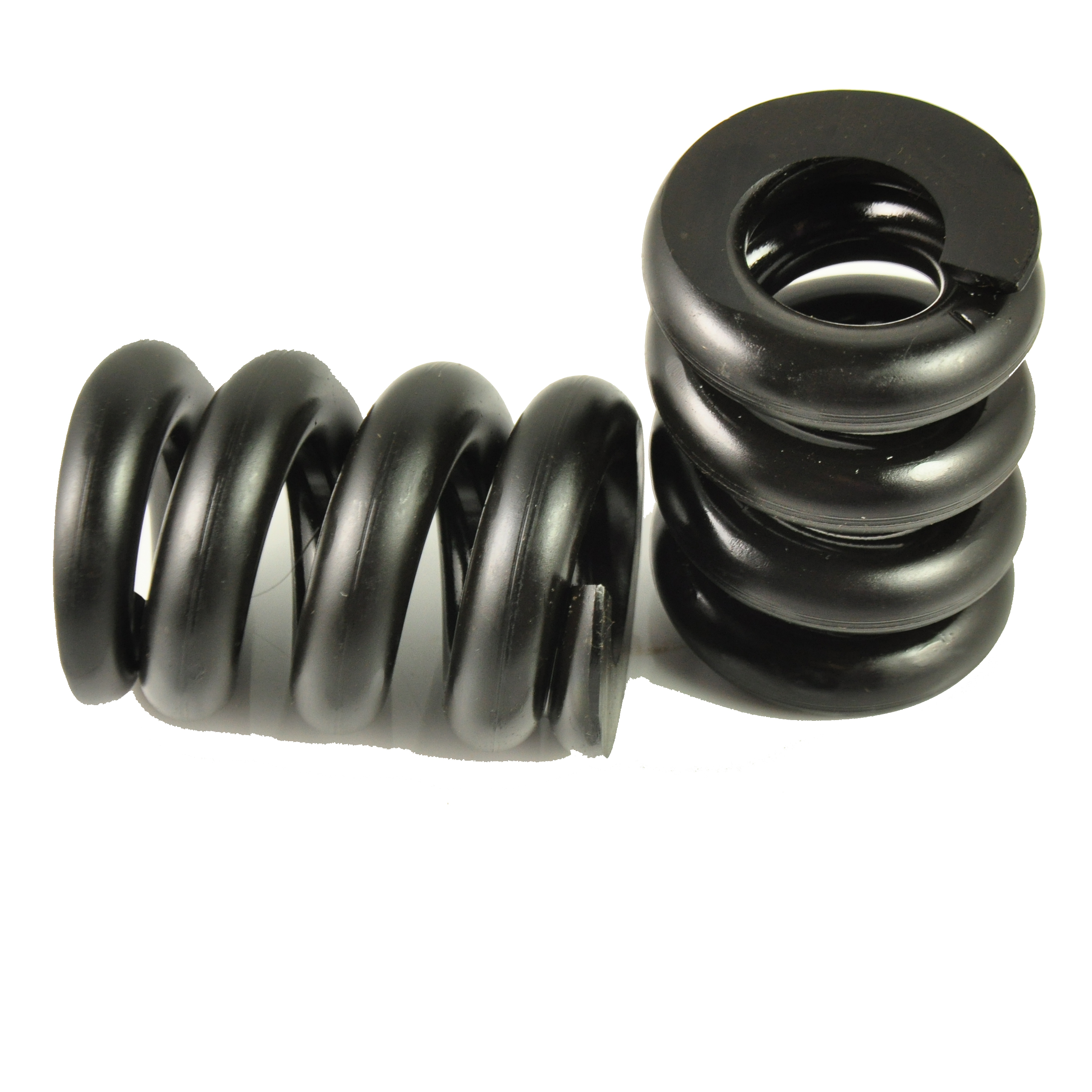 Компрессионная пружина амортизации велосипеда из углеродистой стали с черным покрытием