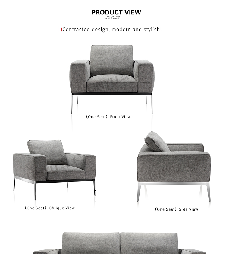 Funiture Sofa Living Room Sofa Set Grey for Home Modern Corner Sofa 5 Pcs Original Creative Modern Design American Style Fabric