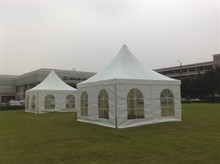 Outdoor Movable PVC canopy tent with clear glass