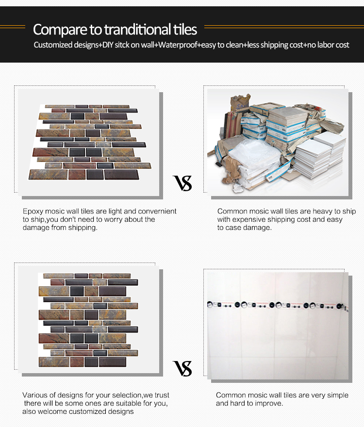 Amazon hot selling wall tiles backsplash Wallpaper for kitchen gallery ideas
