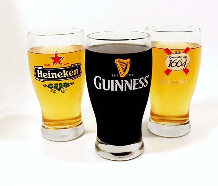 Haonai Guinness Beer Mug 500ml Pint Beer Glass with branded