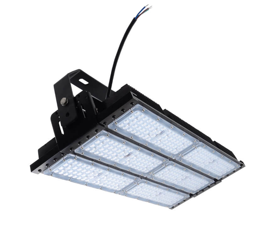 240 Watt LED Flood Parking Area Lights used outdoors in stadiums sports fields Low bay light