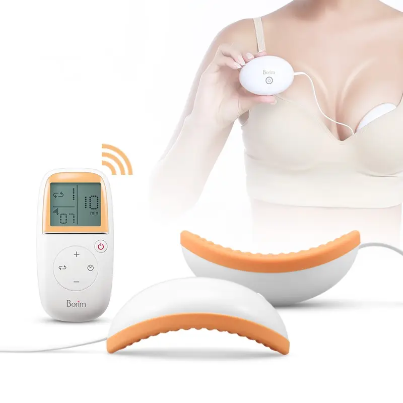 Hot sale breast enlargement vibrating massager bra, breast massager with heating