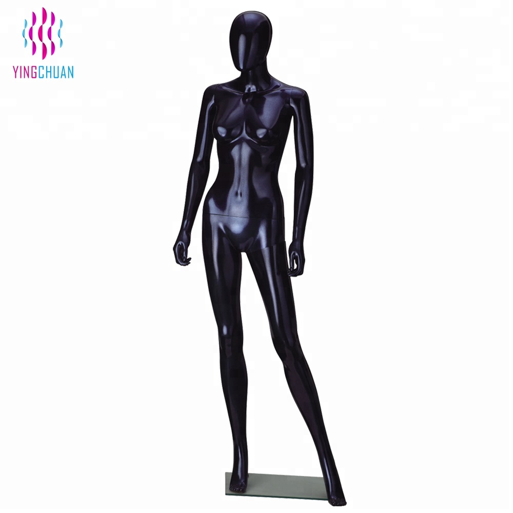 批发黑色女性人体模型全身假人塑料女性人体模型 - buy wholesale