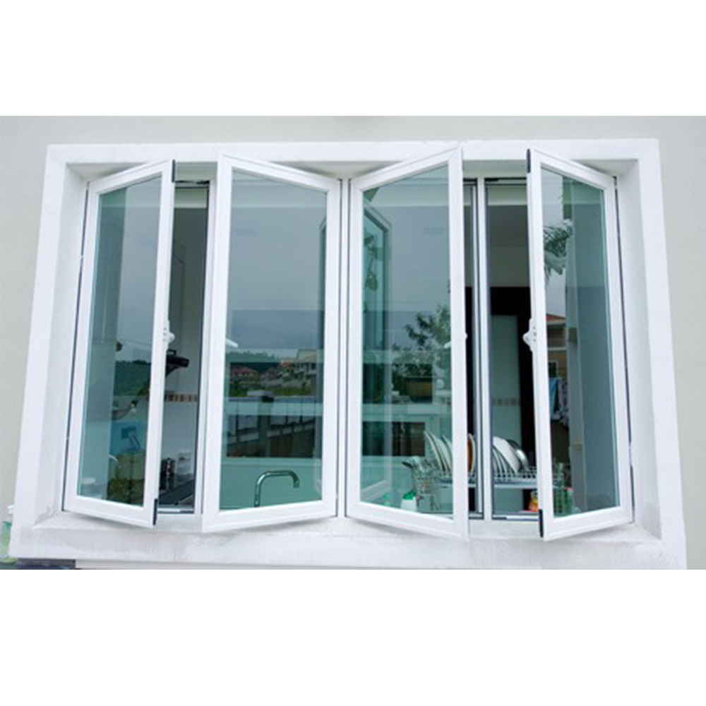 BAHAMAS Hurricane impact resistance laminated glass upvc casement windows factory