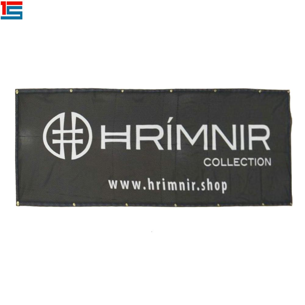 Custom Printing Size Outdoor Vinyl Fence Mesh Banners With