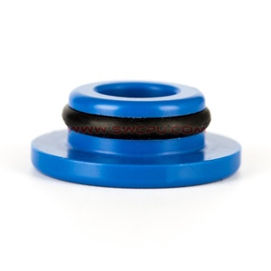 Custom heat resistant colored silicone rubber gromet for auto