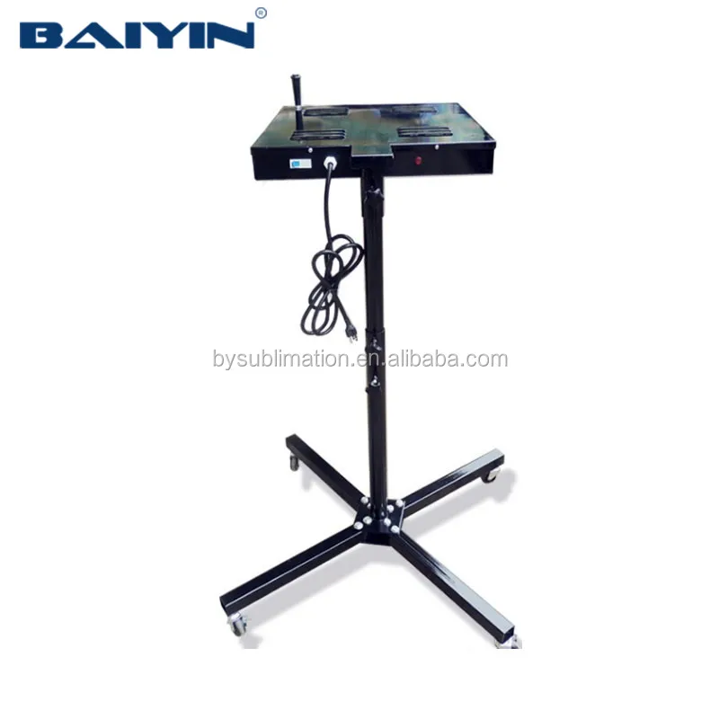 110 В/220 В простая черная сушилка с регулируемой высотой напольная подставка для трафаретной печати футболок одежды
