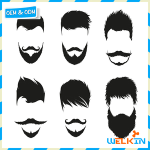 48PCS Costume Beard Hen Night Cosplay Party Fake Moustache Stick On Tash Beards